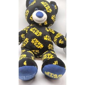 Build A Bear - Star Wars Plush 20 Inch Teddy Bear Black Yellow